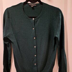 TALBOTS | Pure Cashmere Cardigan Sweater Petite Medium